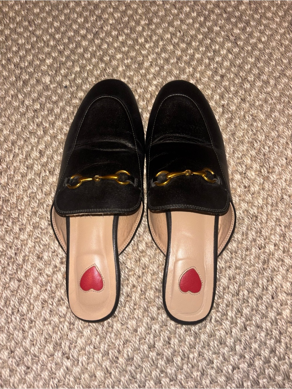 Black mules size 40